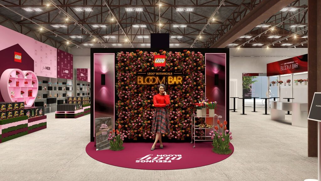 레고 발렌타인데이 팝업스토어 무신사 성수 장미꽃 체험 메인 이미지